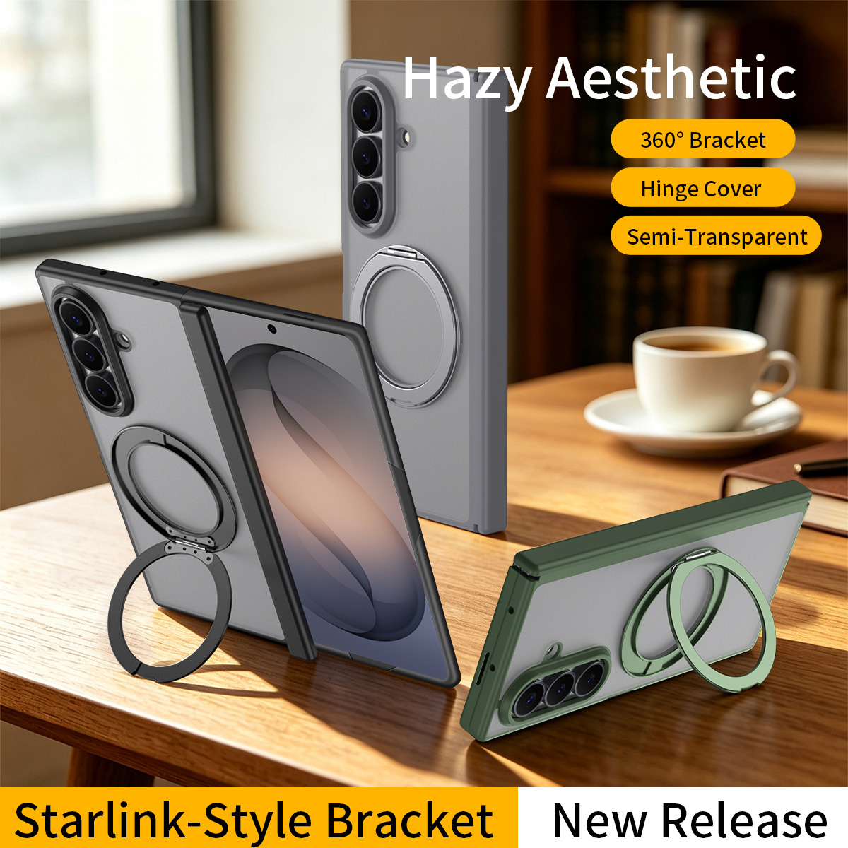 Tempered Glass Screen - Luxe Matte 360 Graden Draaibare Magnetische