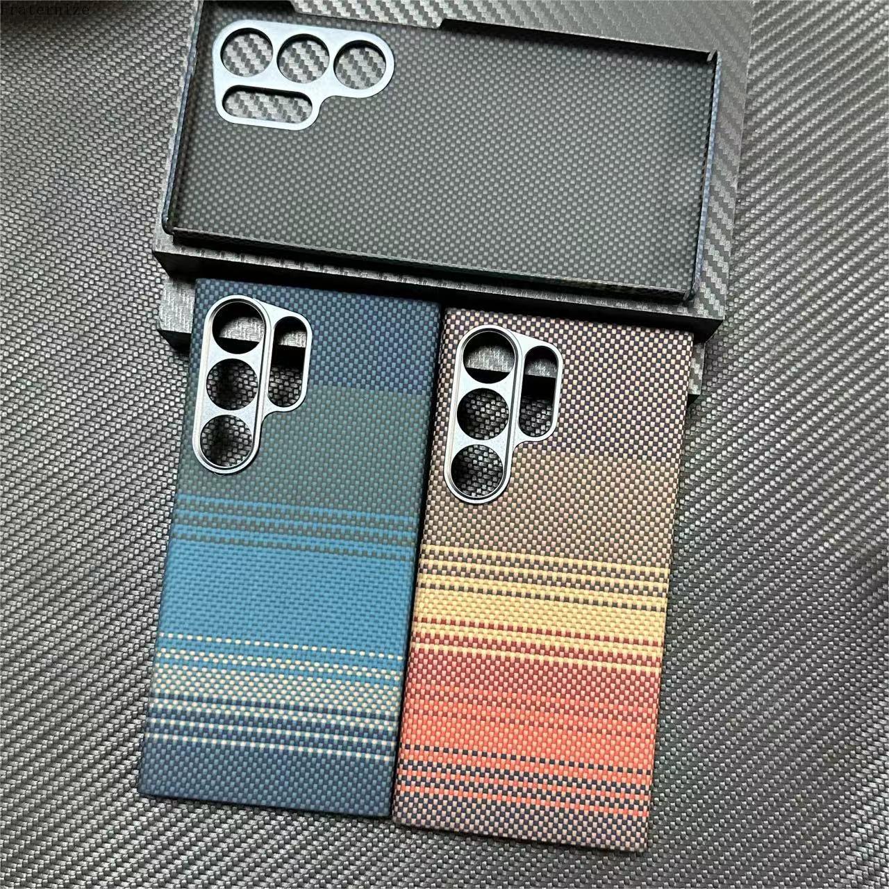 Phone Accessories Pouch - Nieuwe originele carbon aramidevezel hoes voor