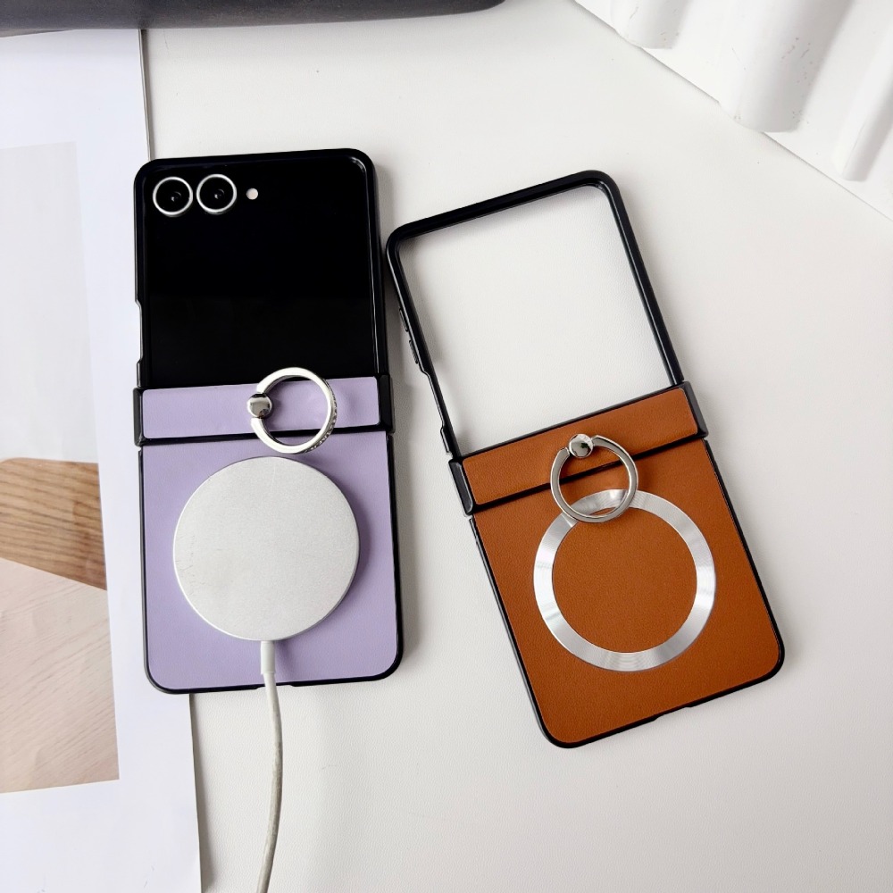 Phone Accessories Popsocket - Voor Magsafe Magnetische Lederen Scharnier Volledige