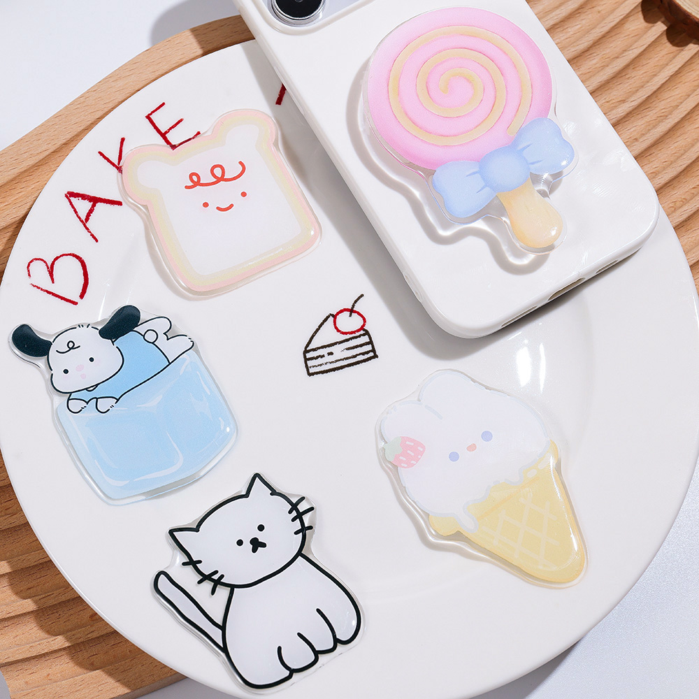 Phone Accessories Popsocket - Leuke Cartoon Grip Tok Acryl Opvouwbare