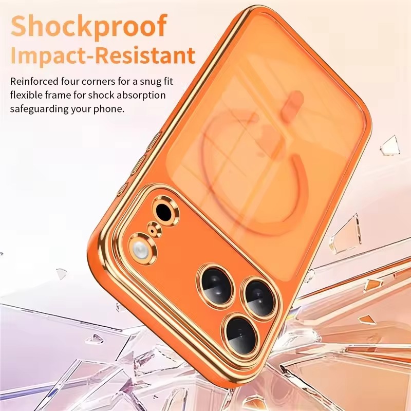 Phone Accessories Usa - Glanzende plating voor Magsafe telefoonhoesjes voor