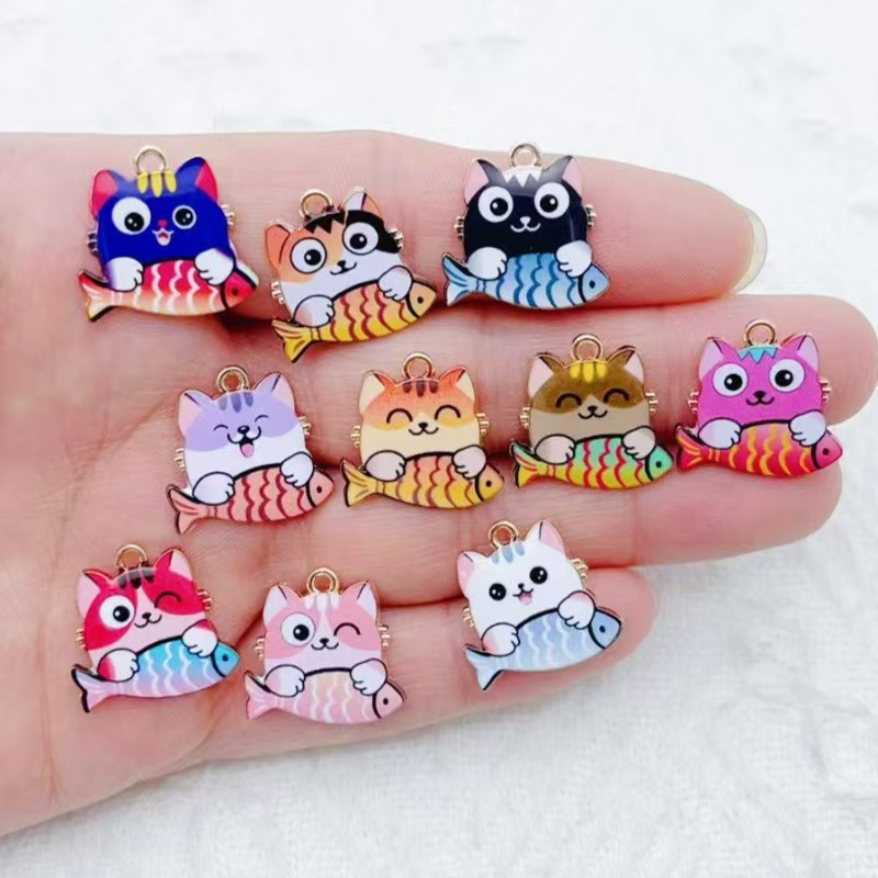 Phone Accessories Usa - 10 stuks grensoverschrijdende cartoon schattige legering