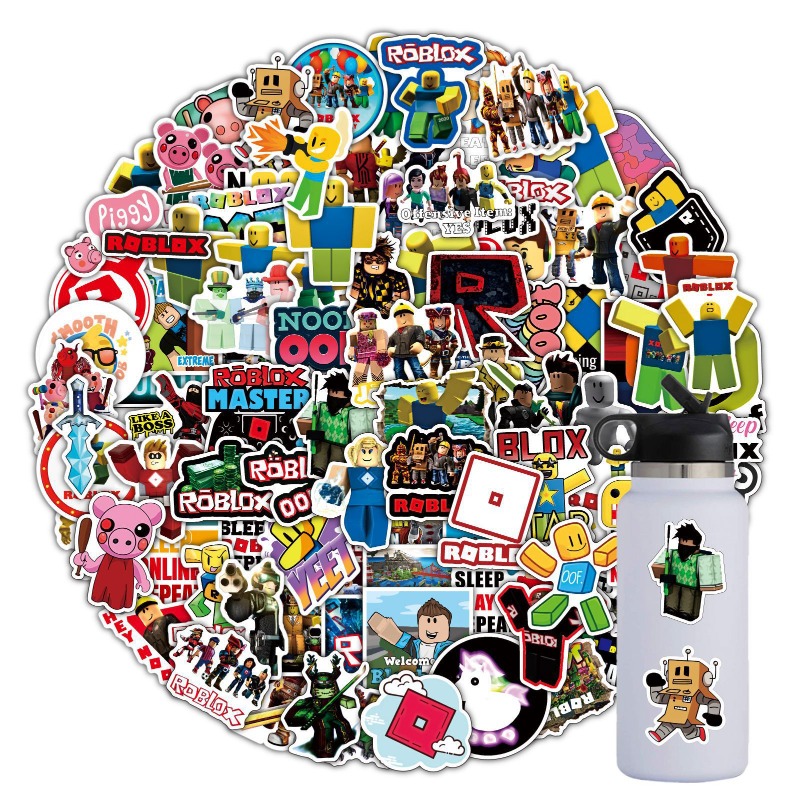 Phone Accessories Pouch - Hot Game ROBLOXS Figuurserie Sticker Creativiteit