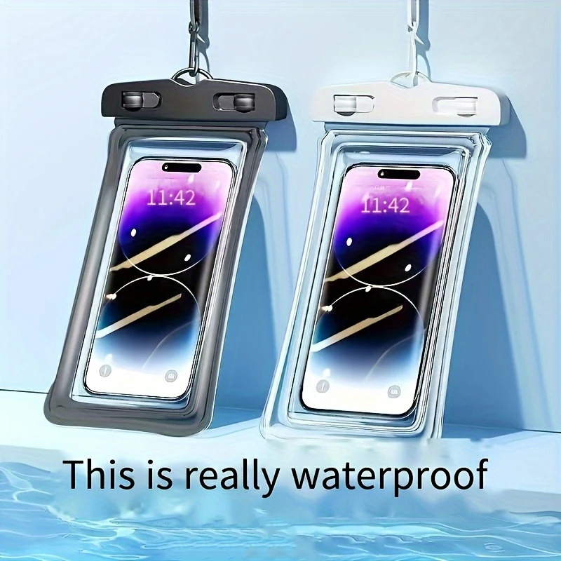 Phone Accessories Pouch - Transparante, waterdichte telefoonhoes met touchscreen, geschikt
