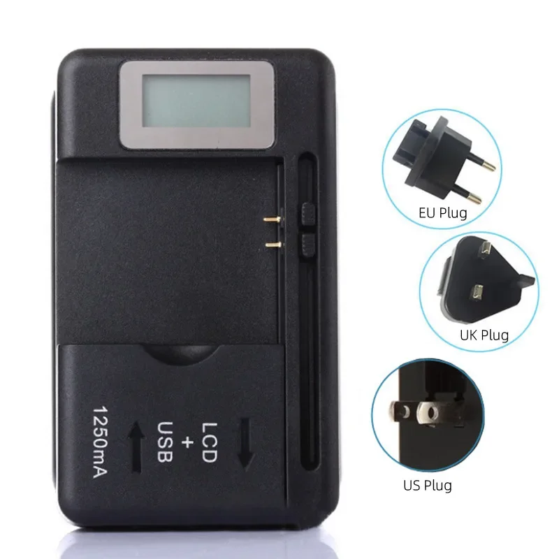 Phone Accessories Uk - Universele Us/Eu/Uk Mobiele Usb Batterij Oplader