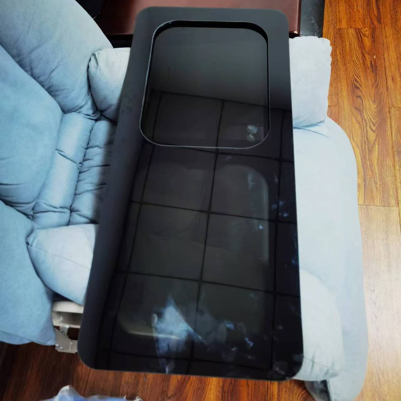 Tempered Glass Screen - Aluminium gehard glas schuifraam voor camper,