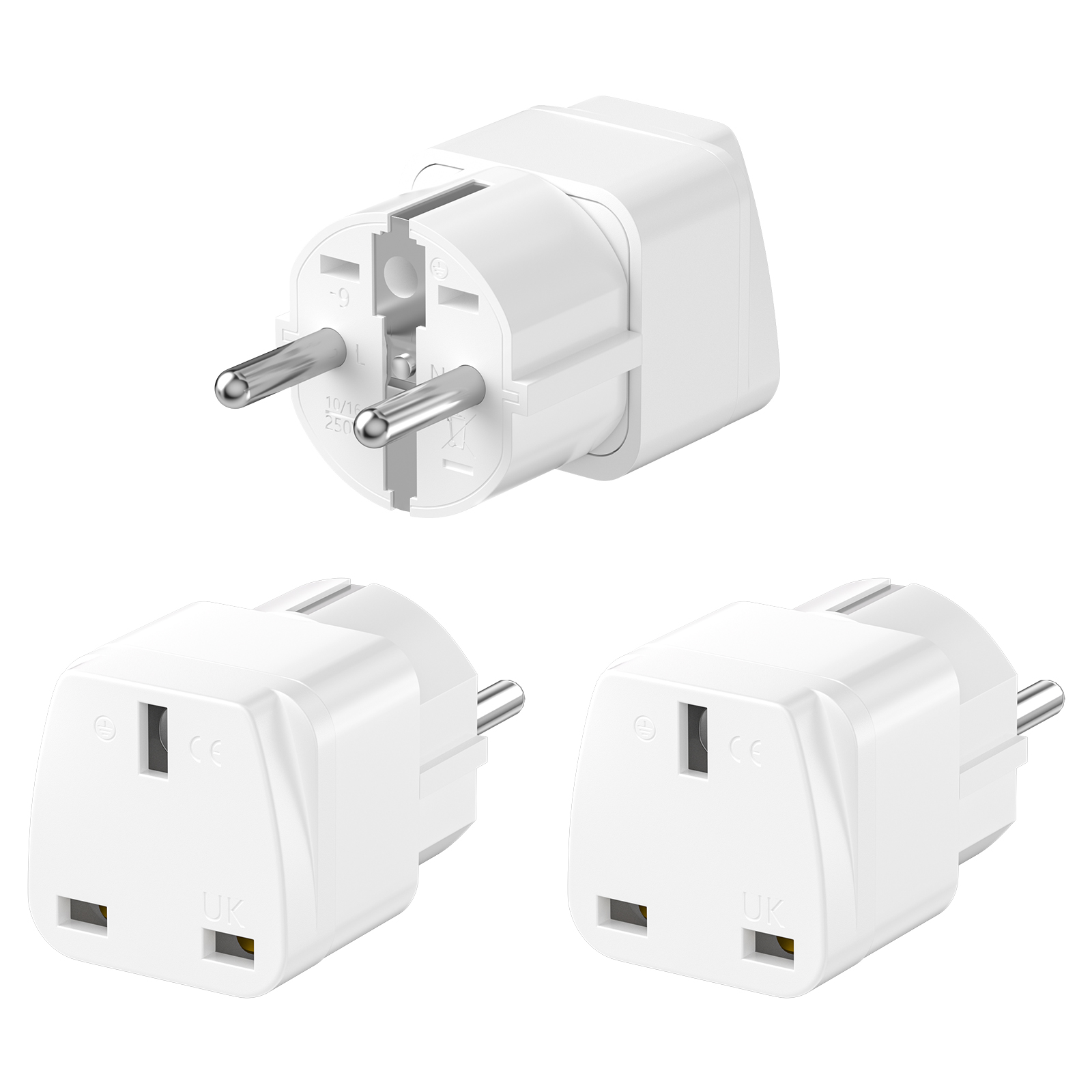 3 STKS UK naar EU Plug Adapter - Phone Accessories Uk recensie en prijs