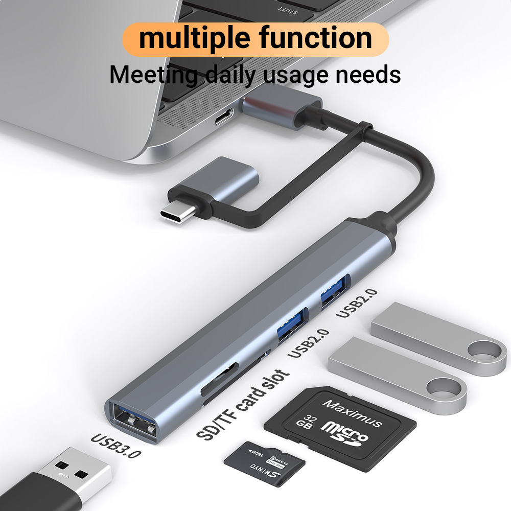 4-in-1 USB 3.0 HUB-adapter voo - Phone Accessories Distributor recensie en prijs