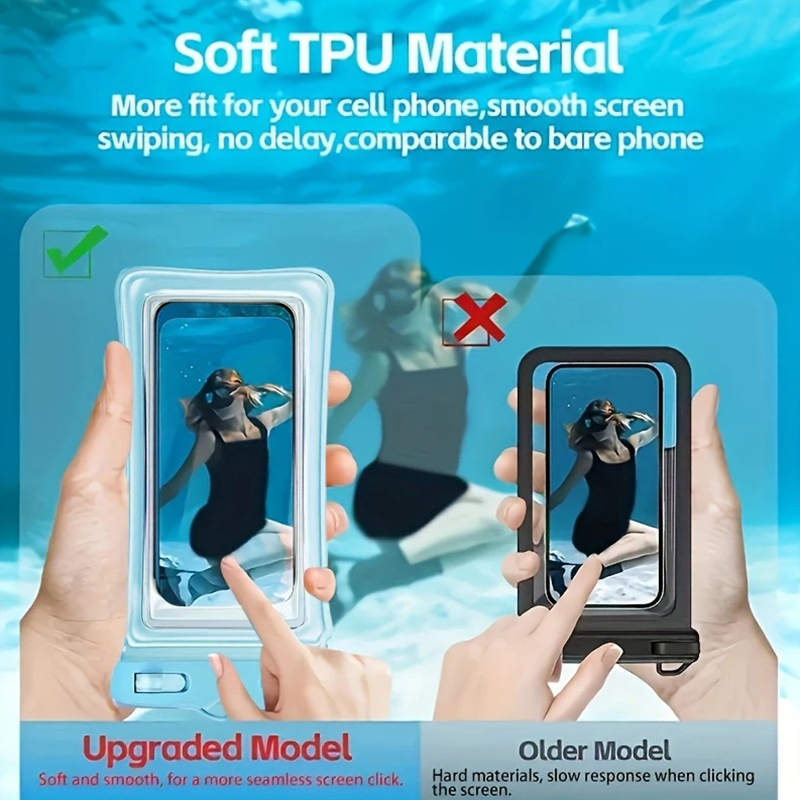 Transparante, waterdichte tele - Phone Accessories Pouch recensie en prijs