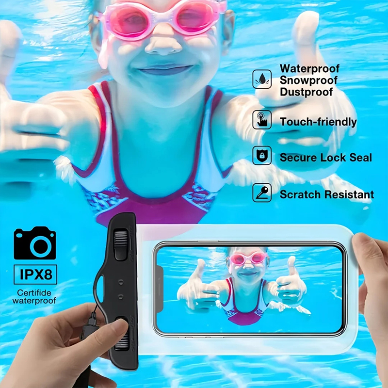 Transparante, waterdichte tele - Phone Accessories Pouch recensie en prijs